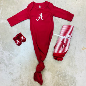 ALABAMA KNOTTED GOWN - NEWBORN