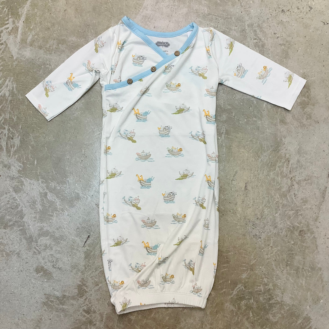 NOAH'S ARK GOWN - 0-3 mo.