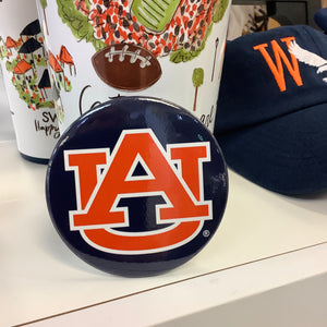 AUBURN GAMEDAY BUTTON - "AU" LOGO