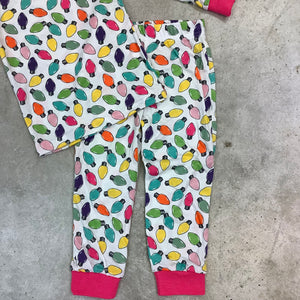 KIDS HOLIDAY LIGHTS  PAJAMA SETS L/S