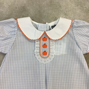 PUMPKIN STITCHED DRESS - 6M