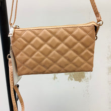 Load image into Gallery viewer, RILEY HIGH GLOSS QUILTED CROSSBODY
