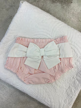 Load image into Gallery viewer, PINK BOW DIAPER COVER
