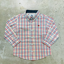 Load image into Gallery viewer, PLAID DRESS SHIRT RED/BLUE/YELLOW
