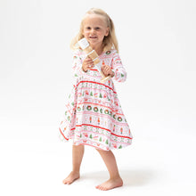 Load image into Gallery viewer, SUGAR PLUM FAIRY-NUTCRACKER FAIR TWIRL DRESS
