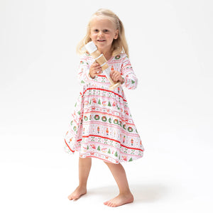 SUGAR PLUM FAIRY-NUTCRACKER FAIR TWIRL DRESS