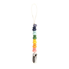 Load image into Gallery viewer, SILICONE BEADED PACIFIER CLIP
