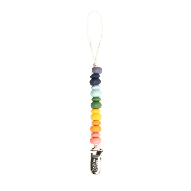 SILICONE BEADED PACIFIER CLIP