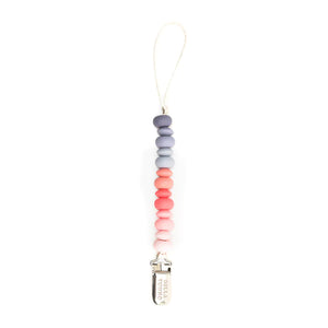SILICONE BEADED PACIFIER CLIP