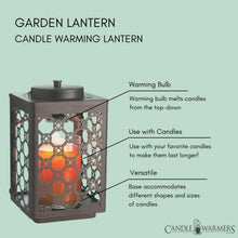 Load image into Gallery viewer, GARDEN CANDLE WARMER / LANTERN OIL RUBBED BRONZE
