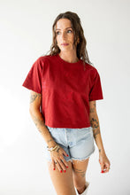 Load image into Gallery viewer, HEAVYWEIGHT CROP TEE

