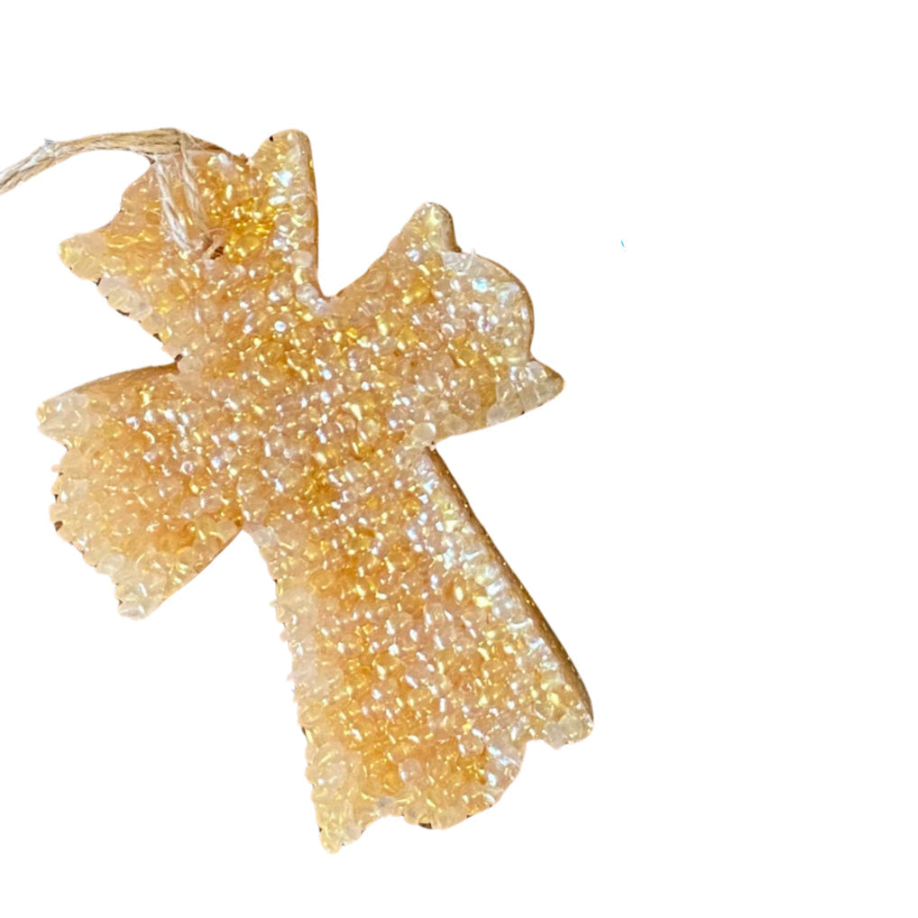 FANCY CROSS CAR FRESHIE -GOLD