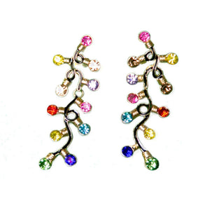 MULTI COLOR STRING LIGHTS EARRINGS