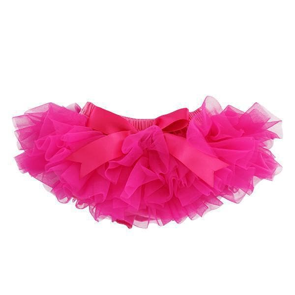 RUFFLE TUTU BLOOMER - HOT PINK