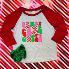 Load image into Gallery viewer, CANDY CANE CUTIE 3/4 SLEEVE
