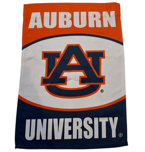 AUBURN UNIVERSITY SUEDE - GARDEN FLAG