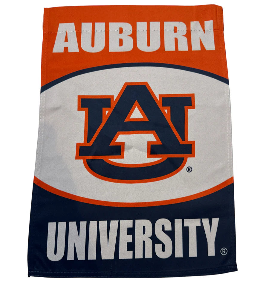 AUBURN UNIVERSITY SUEDE - GARDEN FLAG