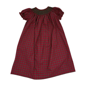 TARTAN SMOCK DRESS