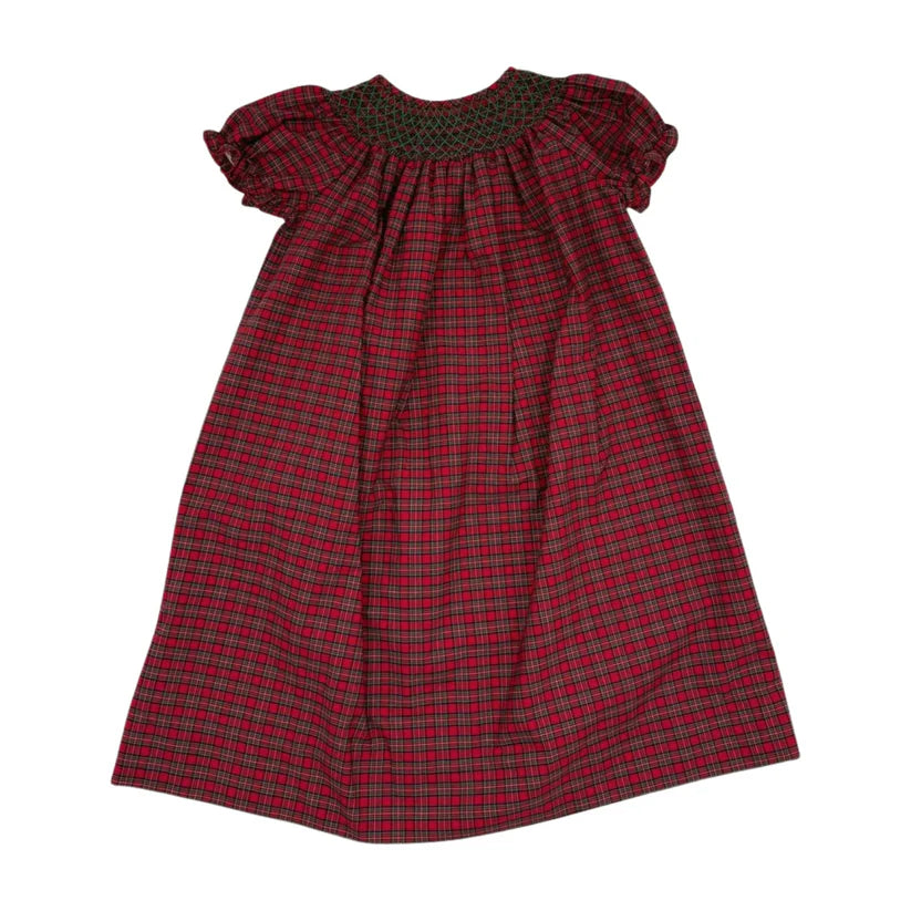 TARTAN SMOCK DRESS