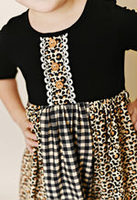 Load image into Gallery viewer, LEOPARD BLISS TIER DRESS
