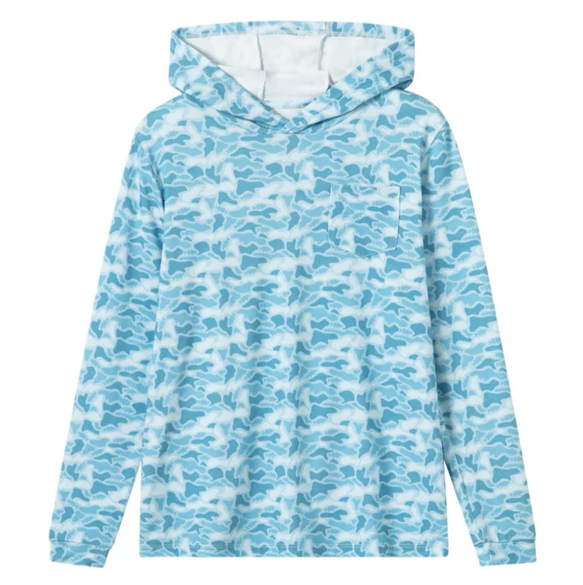 COASTAL CAMO HOODIE - BOYS