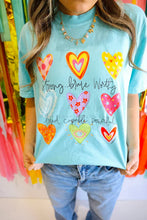 Load image into Gallery viewer, FUNKY HEART AFFIRMATIONS TEE
