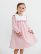Load image into Gallery viewer, MARIE DRESS - LIGHT PINK STRIPE
