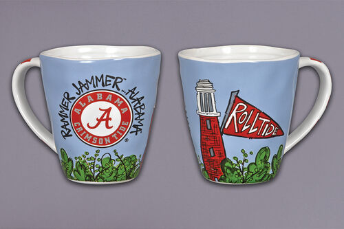 Magnolia Lane Alabama Artwork Mug