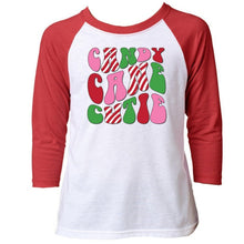 Load image into Gallery viewer, CANDY CANE CUTIE 3/4 SLEEVE
