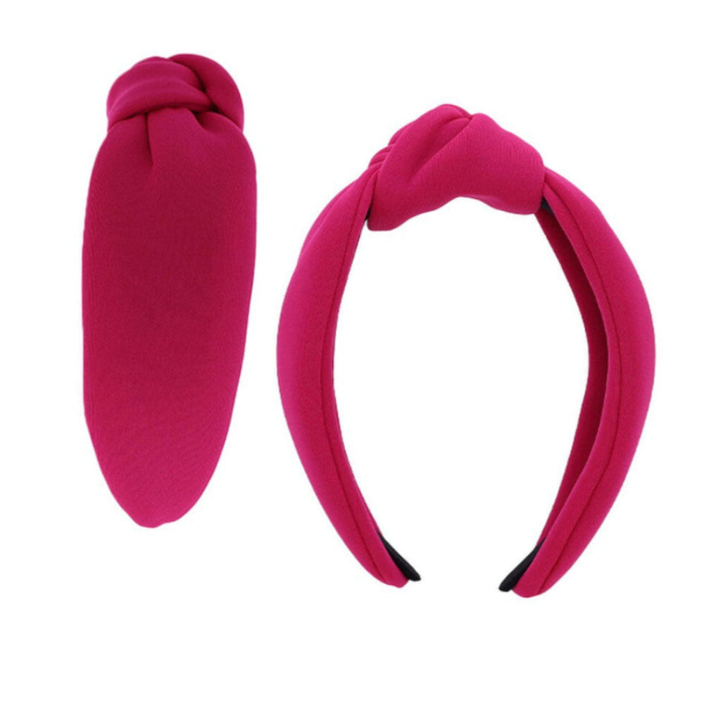 KNOT HEADBANDS - HOT PINK