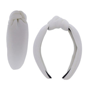 KNOT HEADBANDS - WHITE