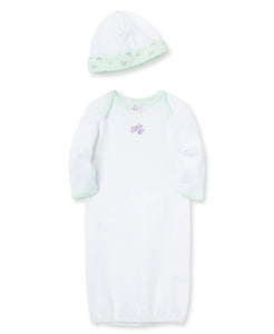 PETITE ROSE SLEEPER GOWN WITH HAT