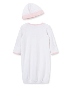 THANK HEAVEN FOR LITTLE GIRLS SLEEPER GOWN WITH HAT