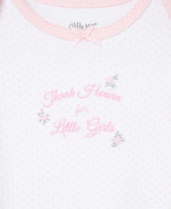 THANK HEAVEN FOR LITTLE GIRLS SLEEPER GOWN WITH HAT