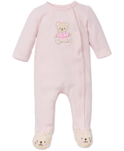 SWEET BEAR FOOTED ONE-PIECE