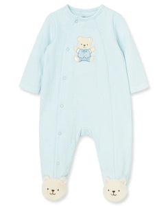 CUTE BEAR FOOTED ONE-PIECE