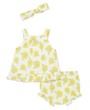 Load image into Gallery viewer, SUNFLOWER 2-PC. BLOOMER SET &amp; HEADBAND
