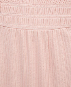 PINK BAMBOO RUFFLE JUMPSUIT