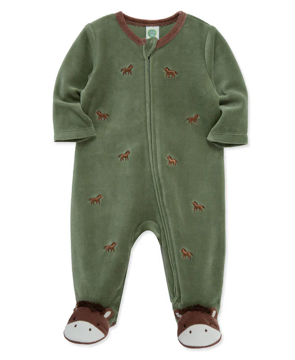 FOOTED HORSE ROMPER