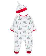 Load image into Gallery viewer, HOLIDAY SCENE FOOTIE
