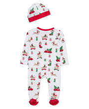 Load image into Gallery viewer, CHRISTMAS PUPPIES FOOTIE
