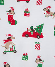 Load image into Gallery viewer, CHRISTMAS PUPPIES FOOTIE
