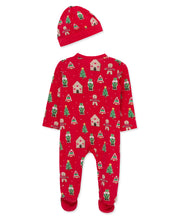 Load image into Gallery viewer, INFANT GINGERBREAD FOOTIE
