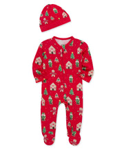 Load image into Gallery viewer, INFANT GINGERBREAD FOOTIE
