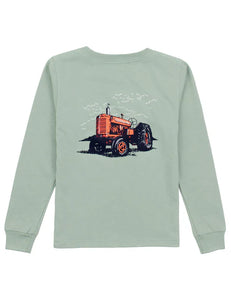PROPERLY TIED BOYS TRACTOR LONG SLEEVE