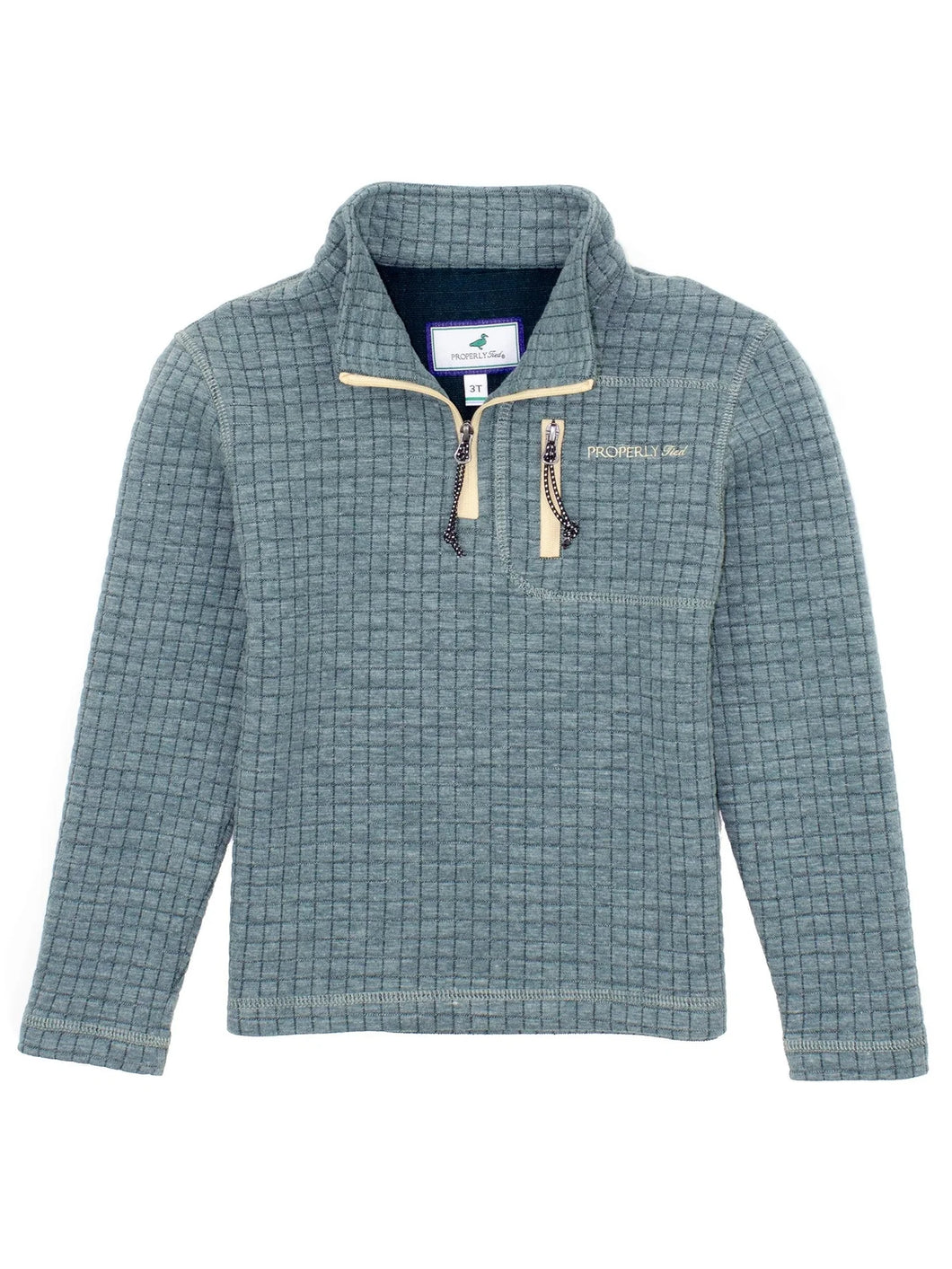 PROPERLY TIED BOYS DELTA PULLOVER LONG SLEEVE