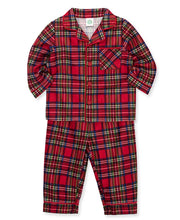 Load image into Gallery viewer, PLAID COAT 2-PIECE PAJAMA SET
