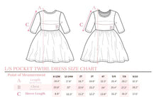 Load image into Gallery viewer, JINGLE BOWS POCKET TWIRL DRESS
