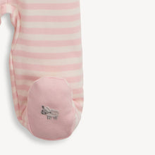 Load image into Gallery viewer, MAGNETIC FOOTIE - TAKE ME HOME PINK STRIPE 3pc SET
