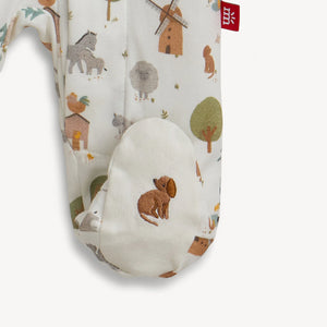MAGNETIC FOOTIE - NEWBORN TAKE ME HOME FUNNY FARM
